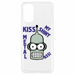 Чехол для Oppo Reno 4 Kiss metal - PrintSalon