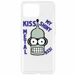 Чехол для Oppo Reno 4 Lite Kiss metal - PrintSalon