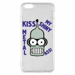 Чехол для iPhone 6 Plus/6S Plus Kiss metal - PrintSalon