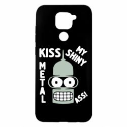 Чехол для Xiaomi Redmi Note 9/Redmi 10X Kiss metal-PrintSalon Чехол для Xiaomi Redmi Note 9/Redmi 10X Kiss metal