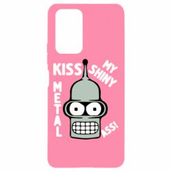 Чехол для Xiaomi Redmi Note 10 Pro Kiss metal - PrintSalon