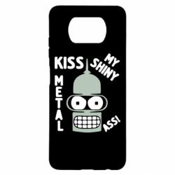 Чехол для Xiaomi Poco X3 Kiss metal - PrintSalon