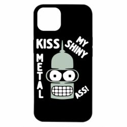 Чехол для iPhone 14 Kiss metal - PrintSalon
