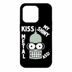 Чехол для iPhone 14 Pro Kiss metal - PrintSalon
