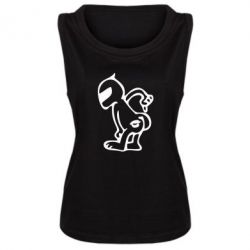 Женская майка Kiss my racer`s ass - PrintSalon