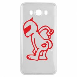 Чехол для Samsung J7 2016 Kiss my racer`s ass - PrintSalon