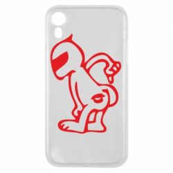Чехол для iPhone XR Kiss my racer`s ass - PrintSalon