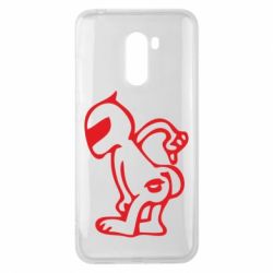 Чехол для Xiaomi Pocophone F1 Kiss my racer`s ass - PrintSalon