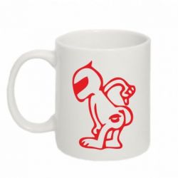 Чашка 320ml Kiss my racer`s ass