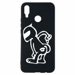 Чехол для Huawei P Smart Plus 2018 Kiss my racer`s ass - PrintSalon
