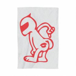 Полотенце с принтом Kiss my racer`s ass - PrintSalon