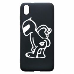 Чехол для Xiaomi Redmi 7A Kiss my racer`s ass - PrintSalon