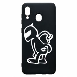 Чехол для Samsung A20 Kiss my racer`s ass - PrintSalon