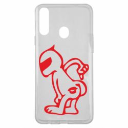 Чехол для Samsung A20s Kiss my racer`s ass - PrintSalon