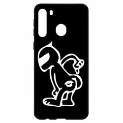 Чехол для Samsung A21 Kiss my racer`s ass - PrintSalon