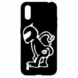 Чехол для Samsung A01/M01 Kiss my racer`s ass