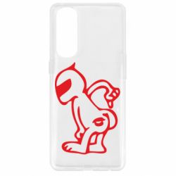 Чехол для Oppo Reno 4 Pro Kiss my racer`s ass - PrintSalon