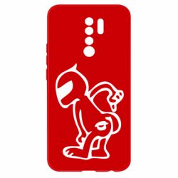 Чехол для Xiaomi Redmi 9 Kiss my racer`s ass - PrintSalon
