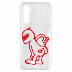 Чехол для Realme 6 Pro Kiss my racer`s ass - PrintSalon