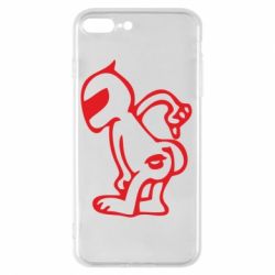 Чехол для iPhone 8 Plus Kiss my racer`s ass - PrintSalon