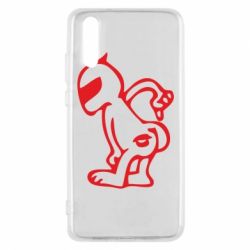 Чехол для Huawei P20 Kiss my racer`s ass - PrintSalon