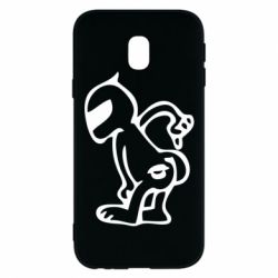 Чехол для Samsung J3 2017 Kiss my racer`s ass - PrintSalon