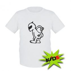 Детская футболка Kiss my racer`s ass - PrintSalon