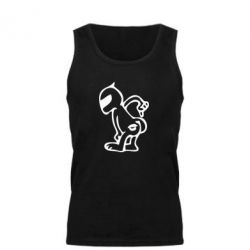 Мужская майка Kiss my racer`s ass - PrintSalon