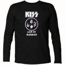 Футболка з довгим рукавом Kiss - PrintSalon