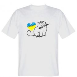 Чоловіча футболка Stedman Кіт-патріот - PrintSalon