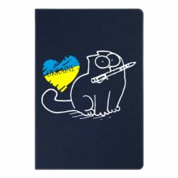 Блокнот з принтом Кіт-патріот - PrintSalon