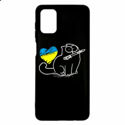 Чохол для Samsung M51 Кіт-патріот - PrintSalon