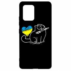 Чохол для Samsung S10 Lite Кіт-патріот - PrintSalon
