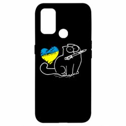 Чохол для Oppo A53 / A32 / A33Кіт-патріот - PrintSalon