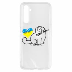 Чохол для Realme 6 Кіт-патріот - PrintSalon
