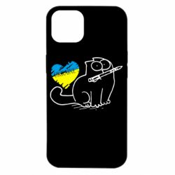 Чохол для iPhone 14 Кіт-патріот - PrintSalon