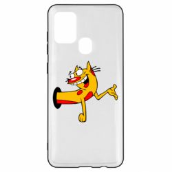 Чохол для Samsung A21s Кіт - PrintSalon