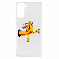 Чохол для Samsung S21+ Кіт - PrintSalon