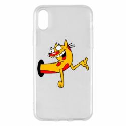 Чохол для iPhone X/Xs Кіт - PrintSalon