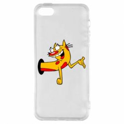 Чохол для iphone 5/5S/SE Кіт - PrintSalon