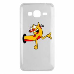 Чохол для Samsung J3 2016 Кіт - PrintSalon