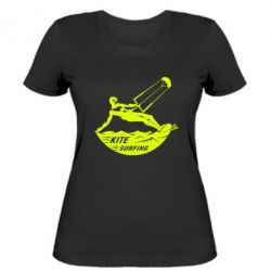 Жіноча футболка KiteSurfing 1 - PrintSalon