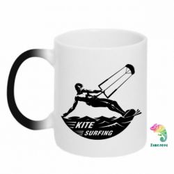 Чашка-хамелеон KiteSurfing 1 - PrintSalon