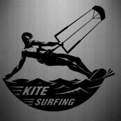 Наклейка KiteSurfing 1 - PrintSalon