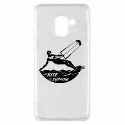 Чохол для Samsung A8 2018 KiteSurfing 1 - PrintSalon