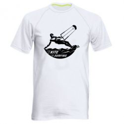 Чоловіча футболка для спорту KiteSurfing 1 - PrintSalon