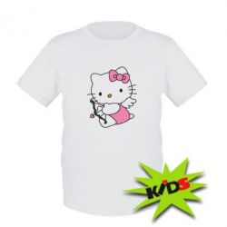 Детская футболка Kitty амурчик - PrintSalon