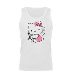 Мужская майка Kitty амурчик - PrintSalon