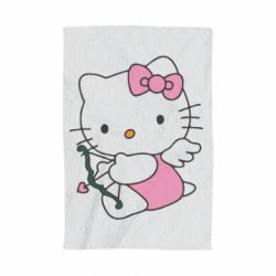 Полотенце с принтом Kitty амурчик - PrintSalon