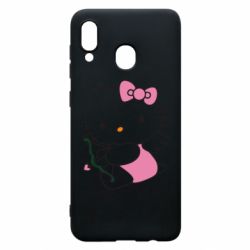 Чехол для Samsung A20 Kitty амурчик - PrintSalon